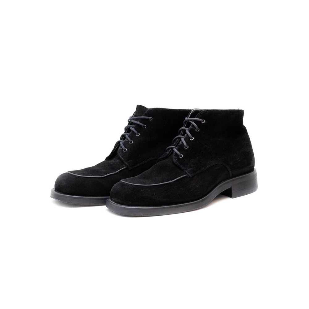 Kenzo Mens Black Suede Chukka Lace-up Square Toe Men's Boots‎ Sz US:10/EU43